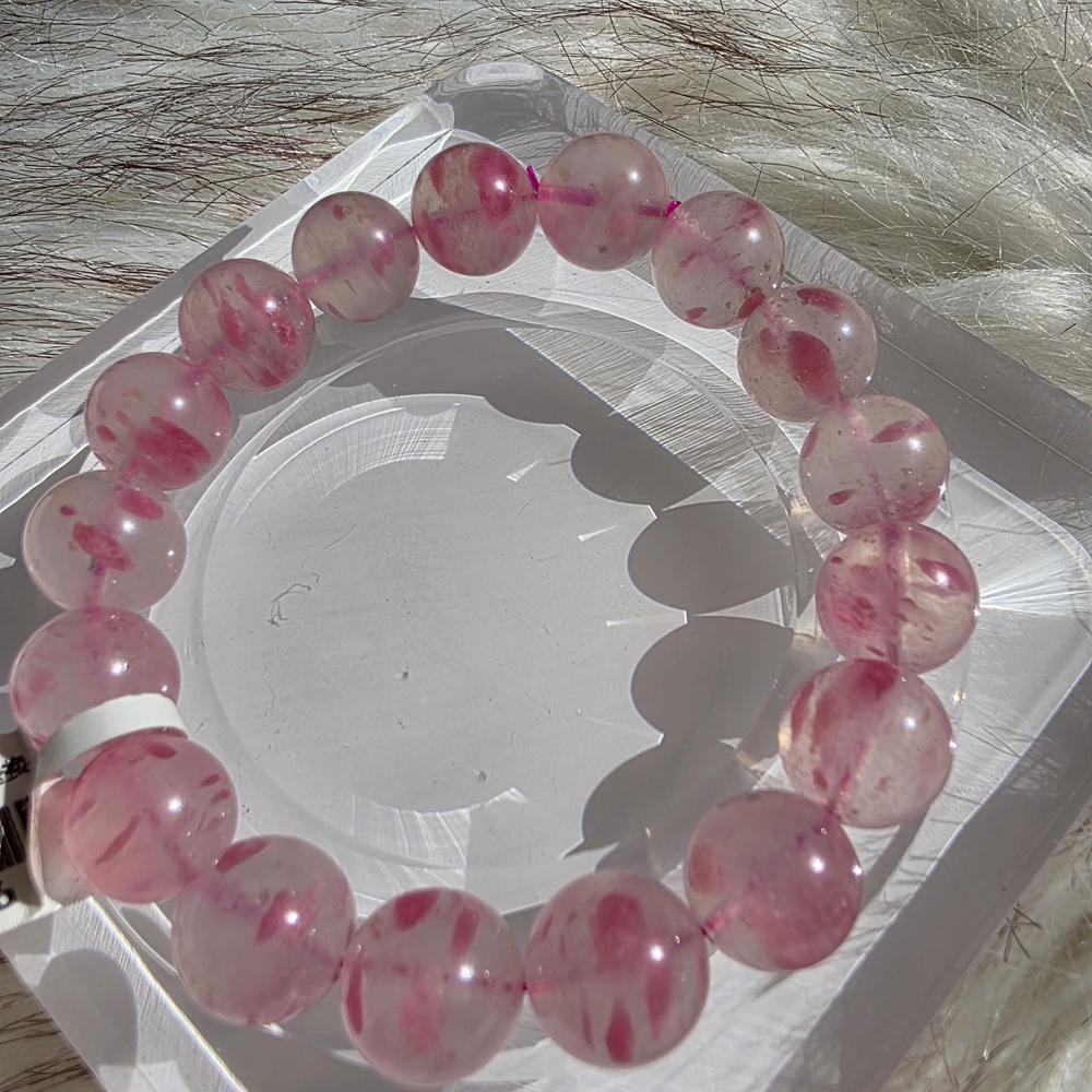 Pink Beaded Bracelet